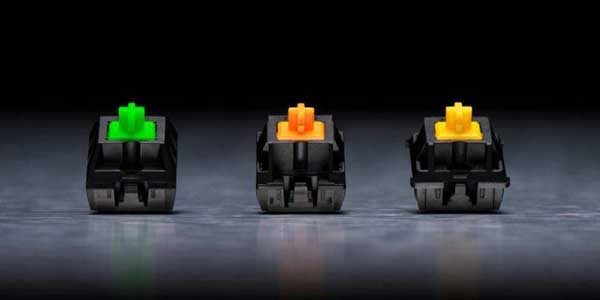 switches mecánicos de razer, modelos