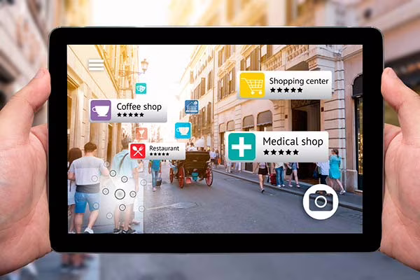 tablet con AR