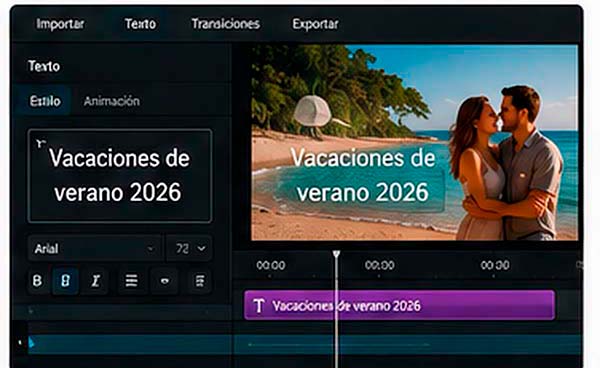 Cómo añadir títulos, textos y mensajes a un vídeo