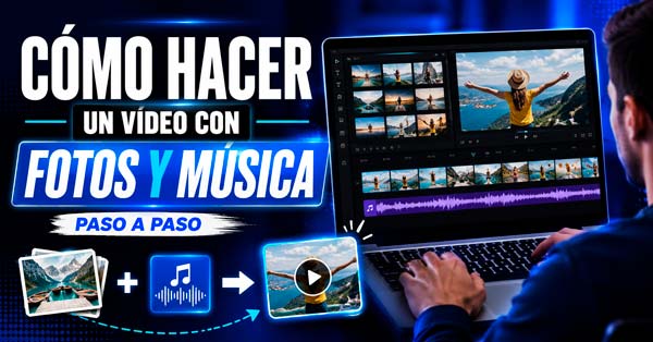 Cómo hacer un vídeo con fotos y música paso a paso