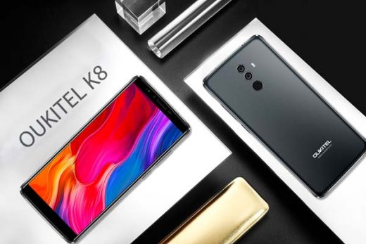 oukitel k8 en su caja