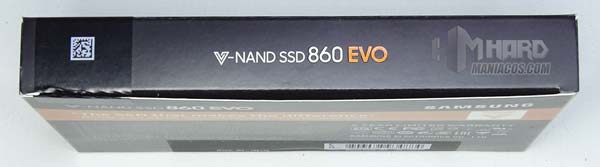 laterla caja Samsung 860 EVO