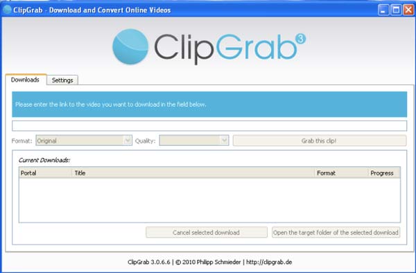 programa clipgrab, descargar videos pornos gratis