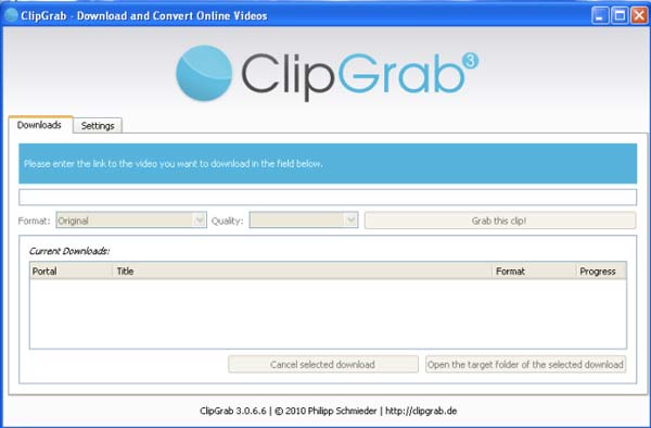 programa clipgrab, descargar videos pornos gratis