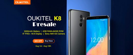 oukitel k8 en preventa, portada