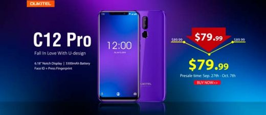 venta flash oukitel c12 pro, portada