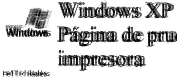 impresion borrosa