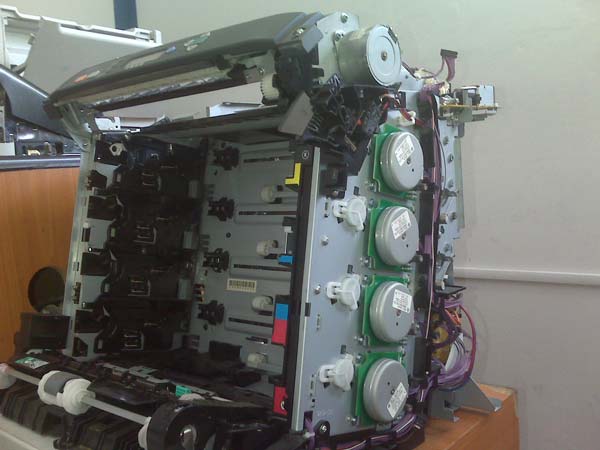 interior impresora laser