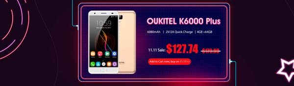 teléfonos de oukitel con batería grande, oukitel k6000 plus