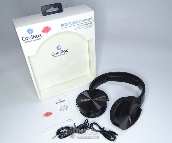 auriculares y accesorios CoolBox CoolMetal