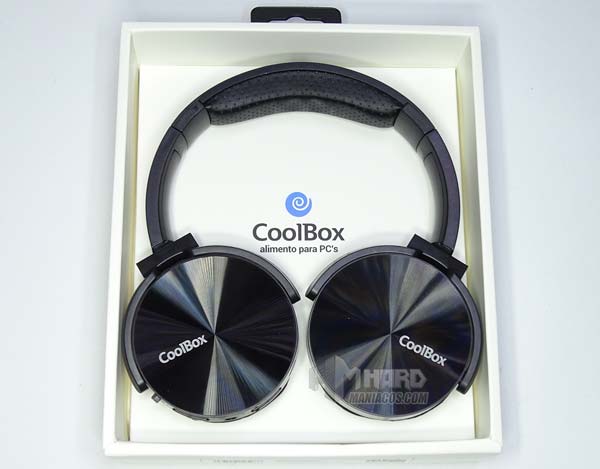 auriculares Bluetooth CoolBox CoolMetal en caja