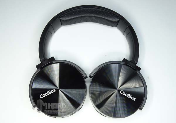 auriculares negros CoolBox CoolMetal