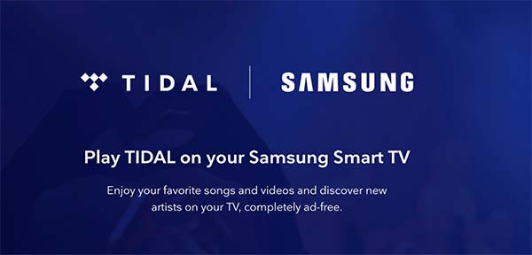 tidal Samsung Smart TV