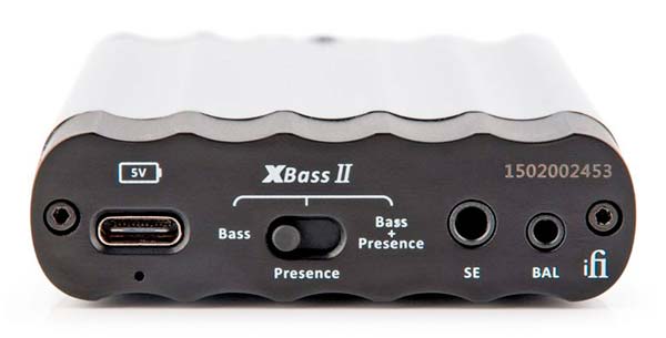 iFi xCAN conectores traseros