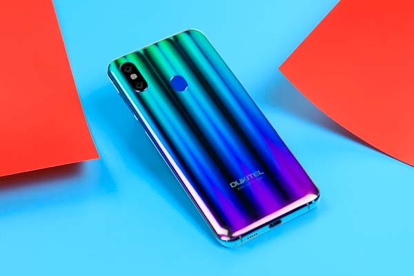 oukitel u23 degradado trasero