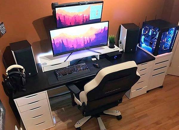 setup trabajo grabacion videos