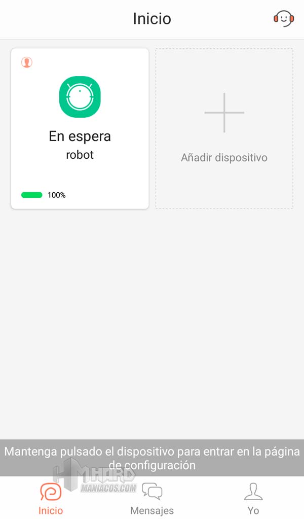 Inicio App Ikohs Netbot S14