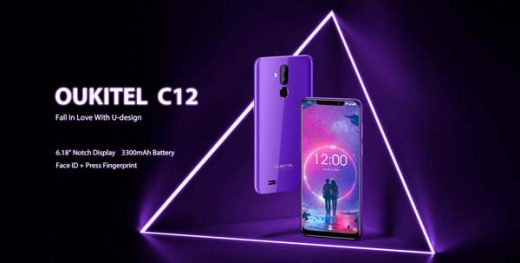 oukitel c12, portada