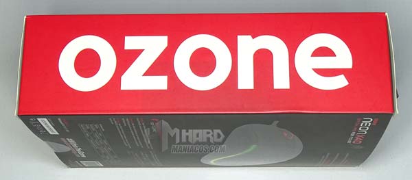 ozone x40, parte lateral caja