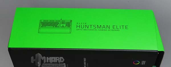 Razer Huntsman Elite lateral caja