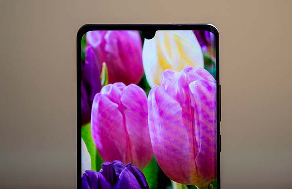 notch visible Huawei P30
