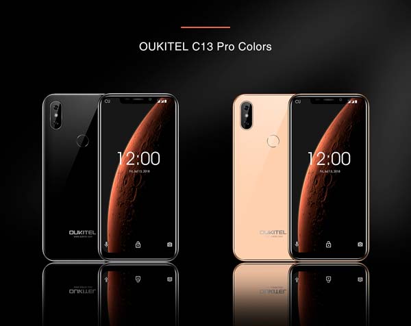 colores oukitel c13 pro