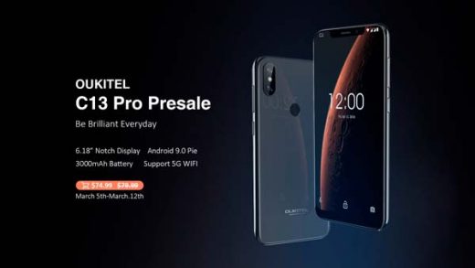 oukitel c13 pro, preventa