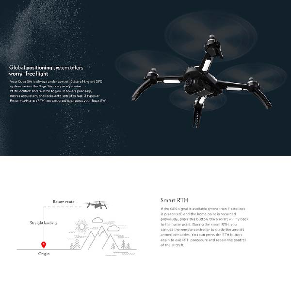 mjx bugs 5w con gps