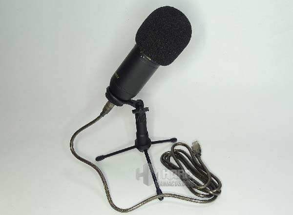 microfono Aukey Mi-U2 con filtro y soporte