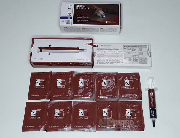 Noctua NT-H2 con toallitas