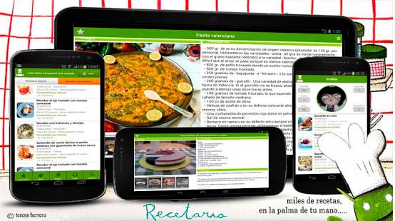 aplicacion recetario