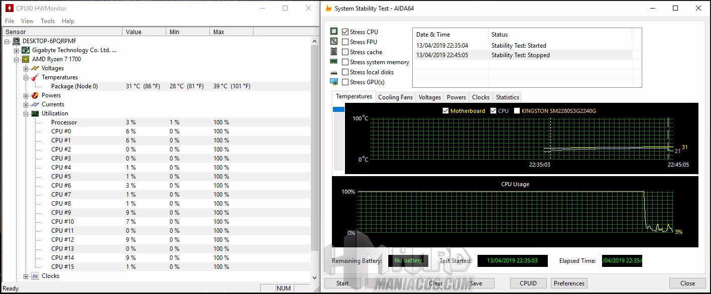 pasta termica Noctua NT H1 test