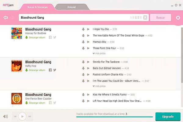 MP3 Jam descargar musica mp3 gratis y facil
