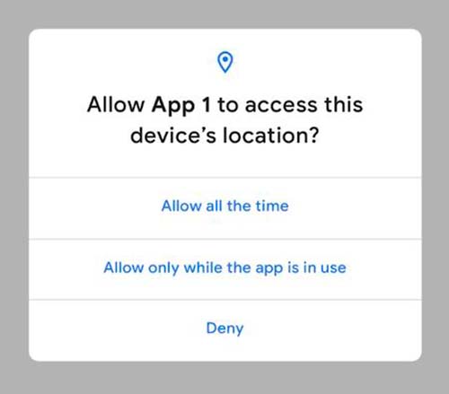 privacidad en Android 10