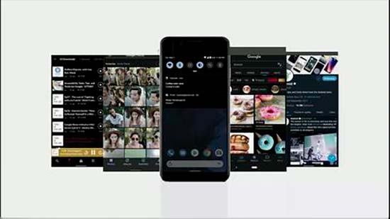 tema oscuro en Android 10