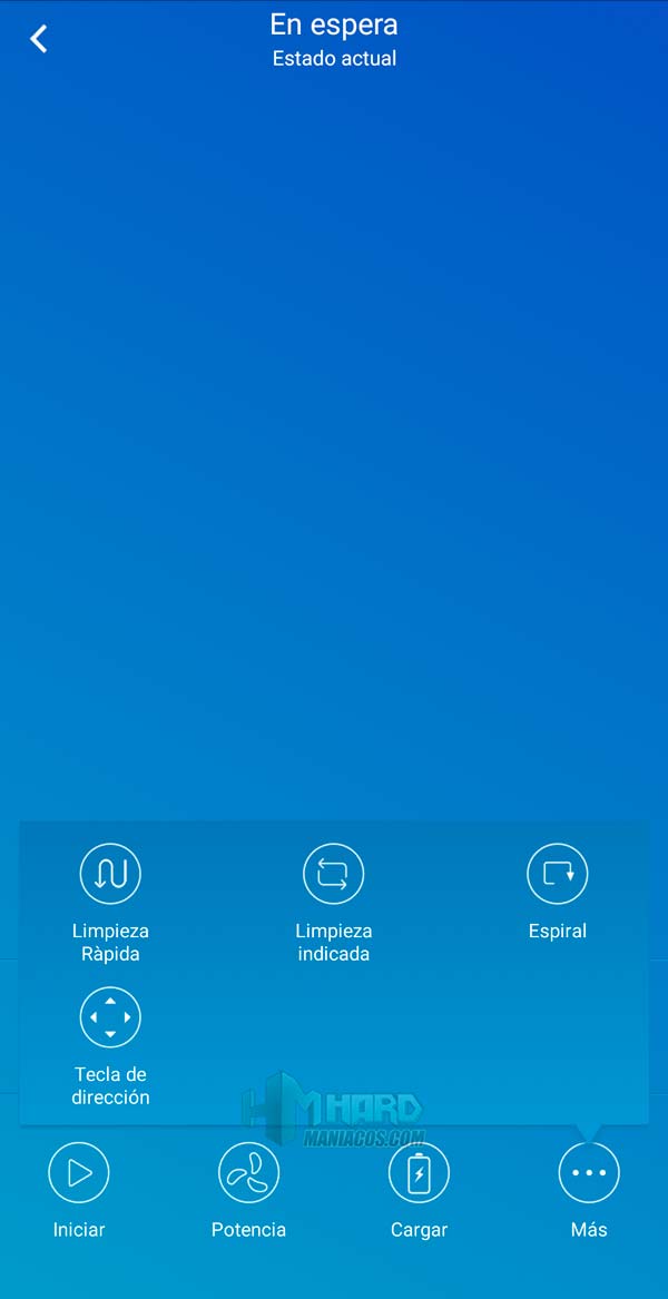 modos limpieza app Netbot S15