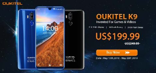 oukitel k9, portada