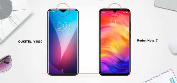 comparativa oukitel y4800 vs redmi note 7