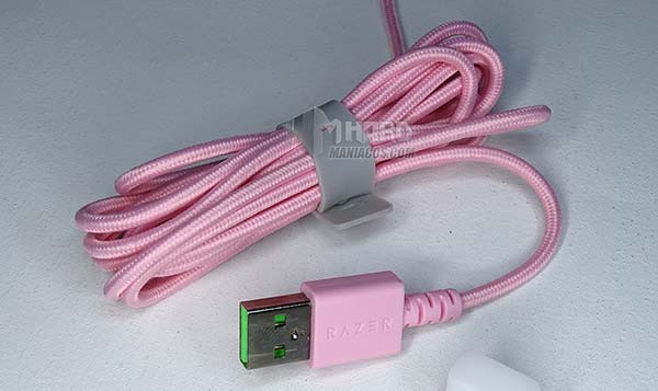 cable rosa USB razer basilisk 