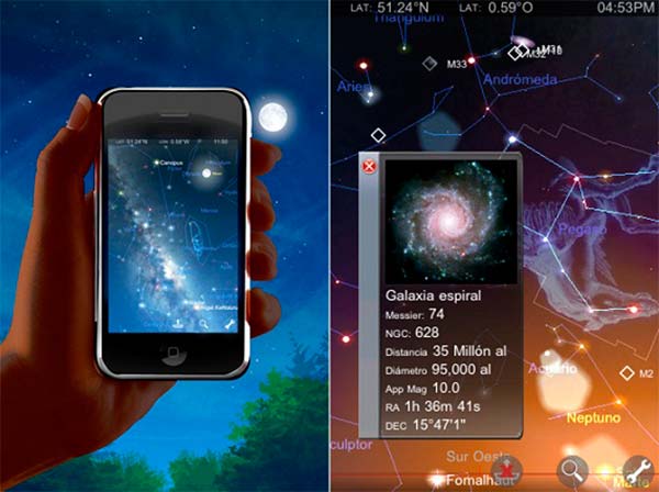 app ver las estrellas