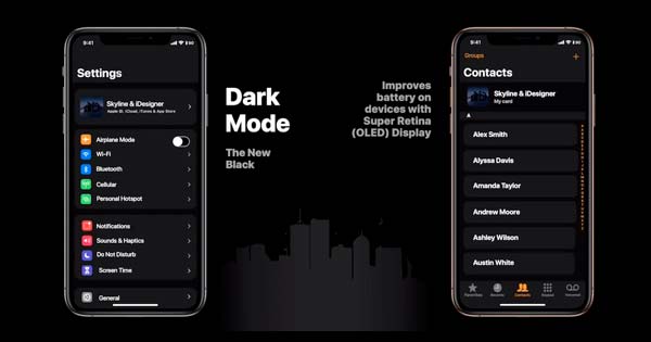 modo oscuro ios 13