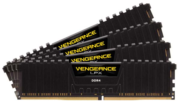 CORSAIR lanza nuevos módulos de 32 GB de memoria de alto rendimiento VENGEANCE LPX DDR4