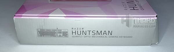 laterales caja Razer Huntsman Quartz