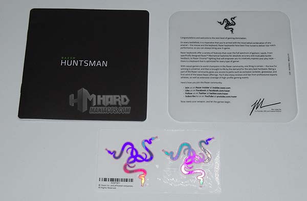 accesorios teclado Razer Huntsman Pink