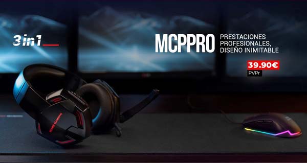 Nuevo combo MCPPRO - Combo Gaming Profesional 3 en 1