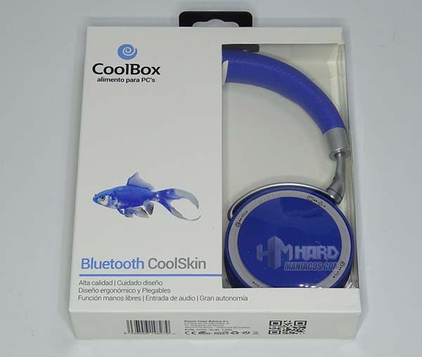 auriculares CoolCoolSkin en caja frontal