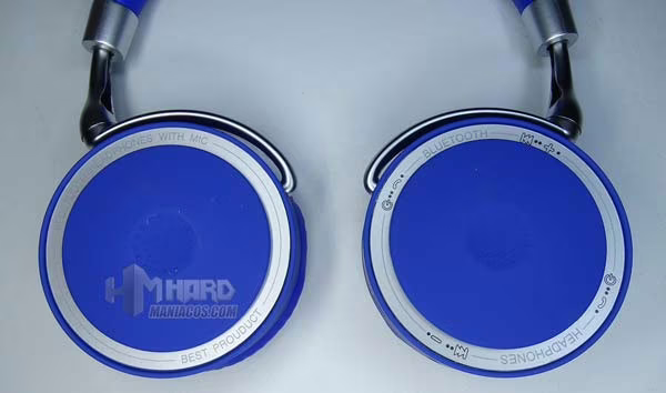 diseño exterior orejeras auriculares Bluetooth CoolBox
