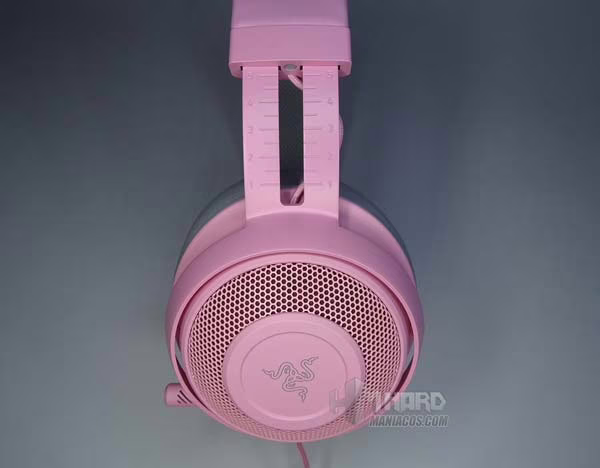 diadema lateral headset Razer Kraken Quartz Edition