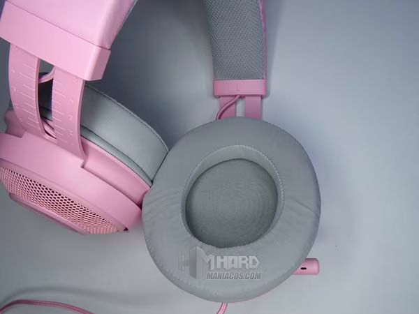 almohadilas orejeras audifonos Razer Kraken Quartz Pink