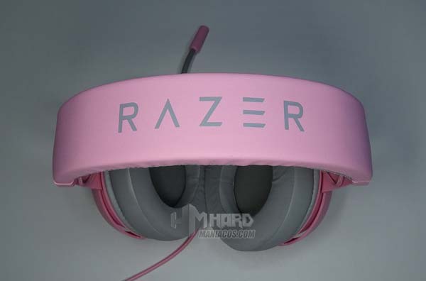diadema por fuera headset Razer Quartz Pink